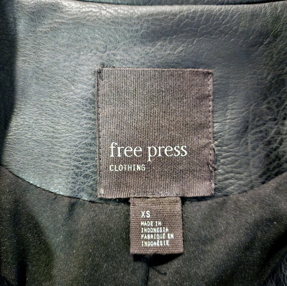FREE PRESS Leather Jacket - Picture 5 of 6
